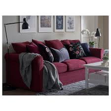 Gronlid Sofa Ljungen Dark Red Ikea Burgundy Living Room Maroon Living Room Burgundy Couch Living Room