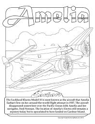 Amelia Earhart Lockhead Electra Coloring Pages Coloring Books Bee Coloring Pages