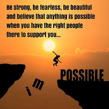 I didn't want to be the best at anything; Be Strong Be Fearless Be Beautiful And Believe That Anything Is Possible When You Have The Right People There To Support You Mis Supportive Believe Fearless