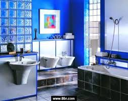 صور ديكورات حمامات باللون الأزرق مدونة بحر الصور Corner Bathtub Bathtub Blog