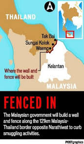 From wikimedia commons, the free media repository. Malaysia To Erect Wall Along River Border