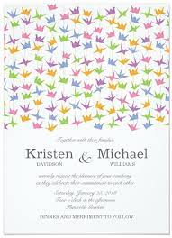 11 Incredible Origami Crane Wedding Invitations Multiculturally Wed Origami Wedding Crane Wedding Invitations Paper Crane Wedding