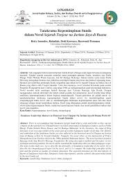 Check spelling or type a new query. Pdf Tatakrama Kepemimpinan Sunda Dalam Novel Sejarah Tanjeur Na Juritan Jaya Di Buana Karya Yoseph Iskandar