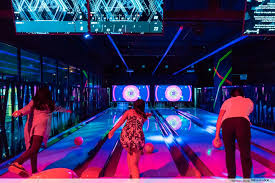 High quality bowling alley carpet gifts and merchandise. K Bowling Club Is An All In One Bowling Alley With A Bar Arcade Darts Ktv Pool More
