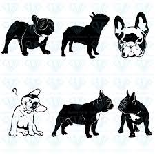 French Bulldog Silhouette Vector Bundle Svg Files For Silhouette Files For Cricut Svg Dxf Eps Png Instant Download Supersvg Silhouette Vector Merle French Bulldog French Bulldog