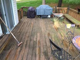 When learning how to restain a wood deck, make sure the deck has had at least two days to dry before applying stain or sealant. How To Navigate All The Options For Refinishing A Peeling Deck The Washington Post