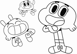Gumball coloring pages the amazing world of gumball coloring pages print and color. Gumball E Seus Amigos Colorir Org