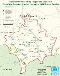 Kosovo detailed profile, population and facts. Use Of Depleted Uranium Weapons In Kosovo Map 2 By Balkans Unit Unep Le Monde Diplomatique English Edition July 2000