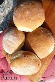 Homemade Panini With Milk Can Be Used For Burgers Filled With Ham And Cheese Or As Dinner Rolls Youguardianchef Food Bread Recipes Homemade Homemade Recipes