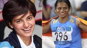 Dutee chand has been blazing a trail for indian athletics ever since she burst onto the scene a few, short hailing from odisha, dutee chand comes from a weavers' family and was inspired to take up. Dutee Chand Thinks Kangana Ranaut Is Perfect For Her Biopic Here S Kangana S Reply