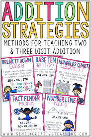 2 3 Digit Addition Strategies Simply Creative Teaching