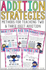 2 3 digit addition strategies simply creative teaching