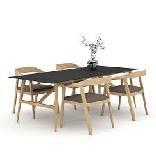 3d Model Chair Table Set 3d Model Max Obj Fbx Mtl 1 Table Table Settings Dining Table