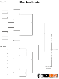 16 team double elimination bracket printable. Double Elemination Tournament Brackets Maker Fill Online Printable Fillable Blank Pdffiller