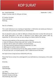 Contoh di atas adalah percakapan singkat dengan tema kantor dan kosakata bahasa inggris peralatan kantor. Contoh Surat Order Letter Dalam Bahasa Inggris Nusagates