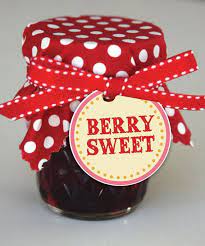 Strawberry Cupcake Toppers And Party Circles Instant Etsy In 2021 Mason Jar Gifts Christmas Jam Jar Gifts