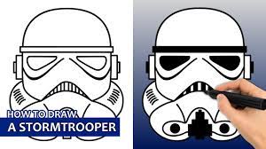 How To Draw A Stormtrooper (Easy Drawing Tutorial) - Youtube