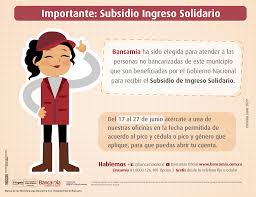 Bancolombia (51 municipios y 160 mil beneficiarios), bancamía (95 municipios y 123 mil beneficiarios), banco caja social (22 municipios y 51 mil. Programa Ingreso Solidario Del Alcaldia De Montelibano ÙÙŠØ³Ø¨ÙˆÙƒ