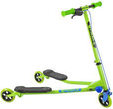 Flicker scooters are often your kid's only reason to smile in an age wherein we don't provide them ample opportunities to go out, breath in fresh air and do their workouts regularly. Yvolution Y Fliker A1 Three Wheeled Self Propelling Wiggle Scooter For Kids Age 5 Years Green Amazon Co Uk Sports Outdoors