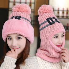 Ear flap hat knitting pattern. Buy Wool Hat Winter Women Thick Knitted Hat Korean Version Of The Female Hat Ear Cap Student Warm Cap At Affordable Prices Free Shipping Real Reviews With Photos Joom