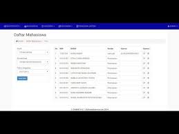 Selanjutnya dapat dilakukan penambahan fitur lain untuk manajemen keuangan pelaporan akreditasi sekolah peralatan data perpustakaan sms short message service dan alumni. Tutorial Codeigniter Sistem Informasi Akademik Kampus Siakad V1 0 Gratis By Web Git
