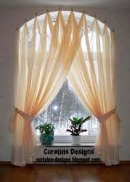 Ambesonne moon window curtains, happy smiling moon and stars morning and night rainbows funny clouds, lightweight decorative panels set of 2 with rod pocket, 56 x 63, baby blue yellow pink (set of 2) by east urban home. 23 Half Moon Window Ideas Arched Window Treatments Arched Windows Half Moon Window