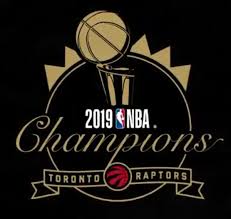 A red circle outlined in white and black with the raptor print in the middle. Chris Creamer On Twitter Toronto Raptors 2019 Nba Champions Logo Love The Nod To The Original Team Logo And Working In A 6
