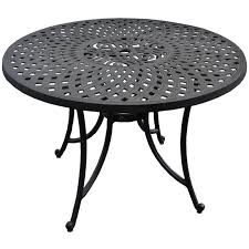 Maybe you would like to learn more about one of these? Crosley Sedona 42 Round Metal Patio Dining Table In Charcoal Black Co600142 Bk