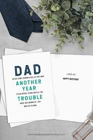Printable Happy Birthday Dad Card Template Excited To Share The Latest Addition To My Etsy Shop Printable Funny Birthday Card Instant Downl Diy Gifts For Boyfriend Funny Birthday Cards Boyfriend Gifts