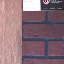 Vinyl Floor And Faux Brick Panel From Windsor Plywood Faux Brick Panels Brick Paneling Faux Brick