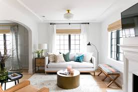A 1930s Fixer Upper Gets A Modern Renovation Domino Modern Casual Living Room Casual Chic Living Room Casual Living Rooms