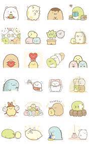 Sumikko Gurashi Animated Line Stickers Cute Stickers Cute Kawaii Drawings Kawaii Drawings