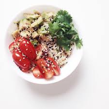 Une Envie De Makis A L Avocat La Flemme D En Faire Impro D Un Bol Facon Makis J Ai Juste Mis Dans Un Bol Du Riz Avec Recette Asiatique Alimentation Cuisine