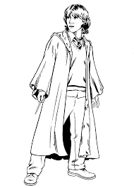 Harry Potter Para Colorear Ron
