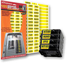 Circuit Breaker Decals 105 Tough Vinyl Labels For Breaker Panel Boxes Great For Home Or Office Apartment Complexes And Electricians Placed