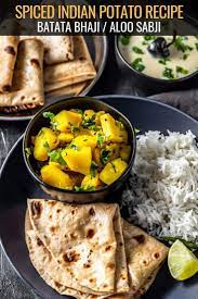 Aloo Ki Sabji Batata Bhaji Indian Potato Recipe Recipe Recipes Indian Potato Recipes Potato Recipes