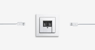 Many usb outlets are also equipped with chips that read how much power a charging device needs in order to provide the most efficient amount of power. Gira Usb Socket Outlet