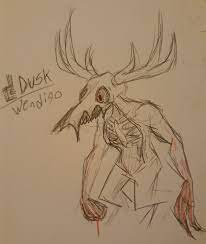Wendigo drawing, or at least what I think they look like. : r/Dusk_The_Game