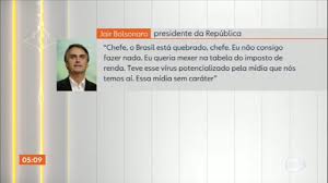 Quería modificar la tabla del impuesto de renta, pero no pude, afirmó el líder ultraderechista en declaraciones que concedió a un grupo de seguidores frente al portón del palacio de la alvorada, la residencia de la presidencia brasileña. Gmwpck0 Npa Dm