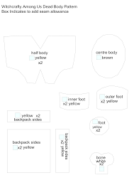 Pin On Among Us Plushie Patterns