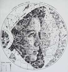 Global world with a pencil drawing of a world map in a magnifying glass. Stunning Ink And Pencil Drawings Of Human Faces Emerge From Maps