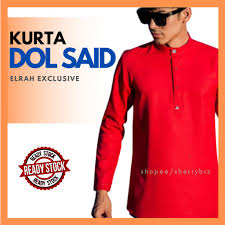 Gambar dol said penentangan di naning. 2c Elrah Kurta Dol Said Kurta Tangan Tak Bercekak Slimfit Kain Cotton Shopee Malaysia