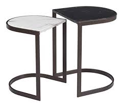 Zuo Nesting End Tables Black White Zuo Https Www Amazon Com Dp B079vvjht5 Ref Cm Sw R Pi Dp U X Af74bb8myjv Nesting End Tables Black End Tables End Tables