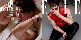 🐭 with mama wang's birthdate 3: Got7 S Jackson Shows Off His Tattoos On The Cover Of Super Elle Magazine Kpop Chingu
