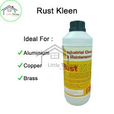 This makes it a lot easier to work with later. Rust Kleen 1 Litre Super Nova Industrial Cleaning Maintenance Chemical Remove Rust On Metal Surfaces Aluminium Copper Brass Hilang Karat Besi Littlethingy Lazada