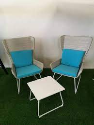 Make sure that the furniture matches your vision. Buy Yulan Patio Furniture Set 3 Pcs Outdoor Wicker Rattan Conversation Set With Coffee Table Chairs Thick Cushions Suitable For Patio Garden Lawn Backyard Pool 881 Jha 50881 Online Shop Home