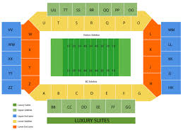 alumni stadium seating chart and tickets