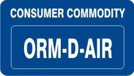 How to ship aerosols or sprays barcode equipment and labeling. Orm D Label
