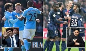 Hammam lif 0 vs 3 club africain. Psg Vs Man City How Do The Two Teams Compare Before Champions League Clash Daily Mail Online