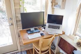Subtle wallpaper give the cloffice above an extra nice look. 45 Real Shared Home Office Setups Both Smart And Stylish